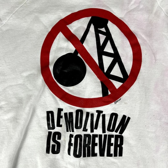 vintage 80s Demolition is forever protest crewneck XL - Picture 6 of 8